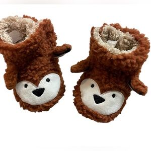 Cozy Fox Baby Slippers 12-18mo